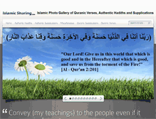 Tablet Screenshot of islamicsharing.com